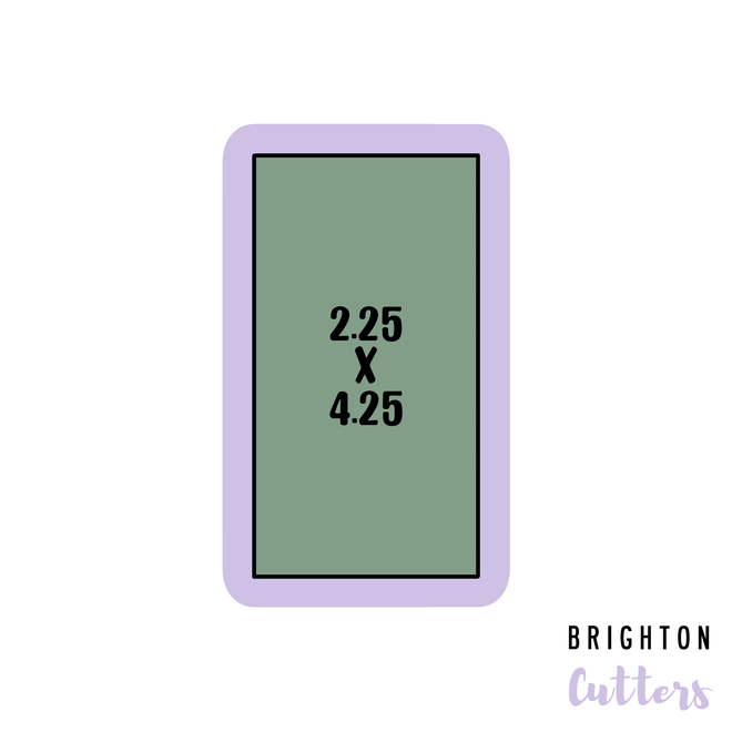 Rectangle Cookie Cutters - Alternate Sizes