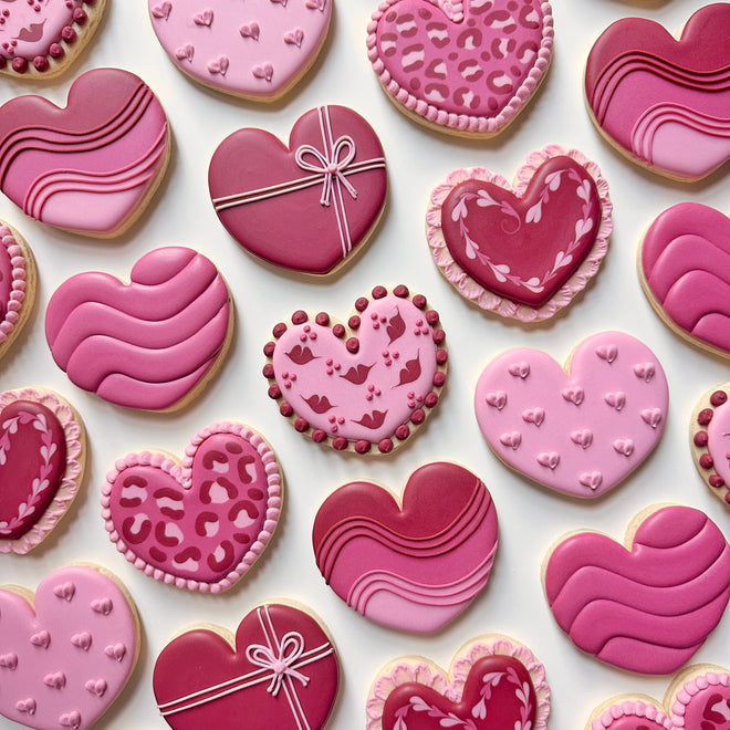 The Graceful Baker's Sweet Hearts & Rainbow Hearts Cookie Cutter