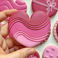 The Graceful Baker's Sweet Hearts & Rainbow Hearts Cookie Cutter