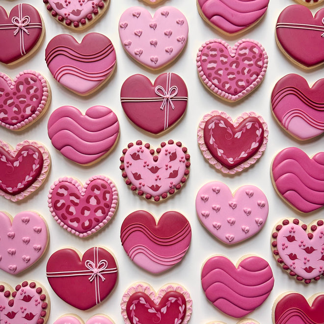 The Graceful Baker's Sweet Hearts & Rainbow Hearts Cookie Cutter