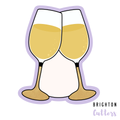 Champagne Clink Cookie Cutter