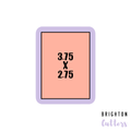 Rectangle Cookie Cutters - Alternate Sizes