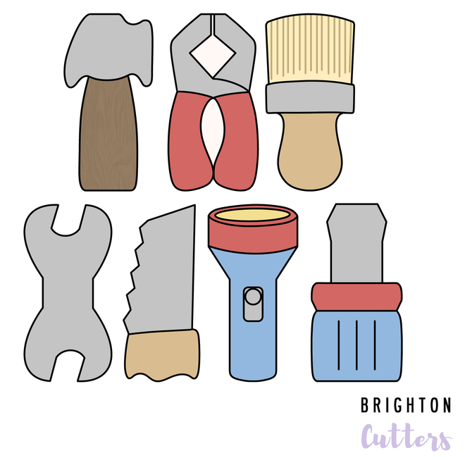 Tool Collection - 4 Inch Tall Cookie Cutters