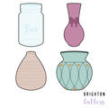 Vases Cookie Cutters