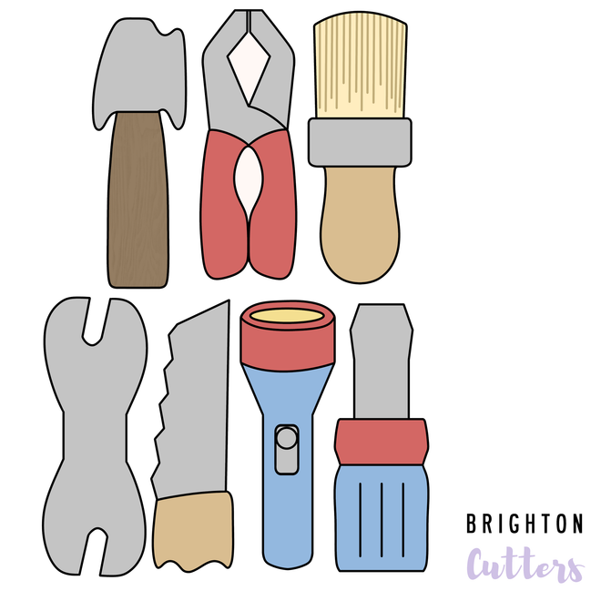 Tool Collection - 5.75 Inch Tall Cookie Cutters