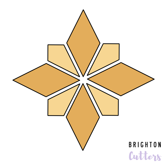 8 Pointed Star Platter Multi-Cutter (Design B)