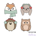 Christmas Minis - Winter Animals Cookie Cutters