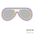 Aviator Sunglasses Cookie Cutter