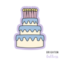 Birthday Cake Cookie Cutter