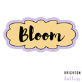 Bloom Plaque Cookie Cutter