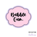 Bubble Gum Plaque Cookie Cutter