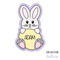 Bunny Holding Egg Cookie Cutter