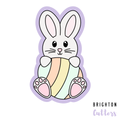 Bunny Holding Egg Cookie Cutter