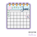 Calendar Cookie Cutter