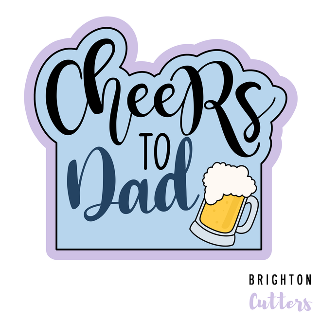 Cheers Plaque Cookie Cutter