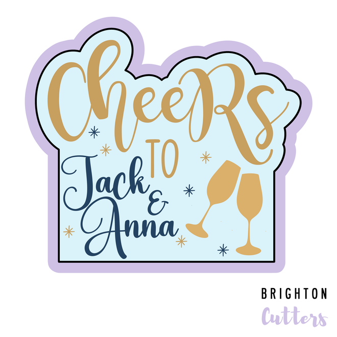 Cheers Plaque Cookie Cutter