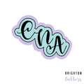 Nurse Name Cookie Cutters