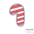 Candy Cane Cookie Cutter