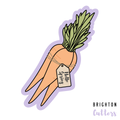 Tied Carrots Cookie Cutter