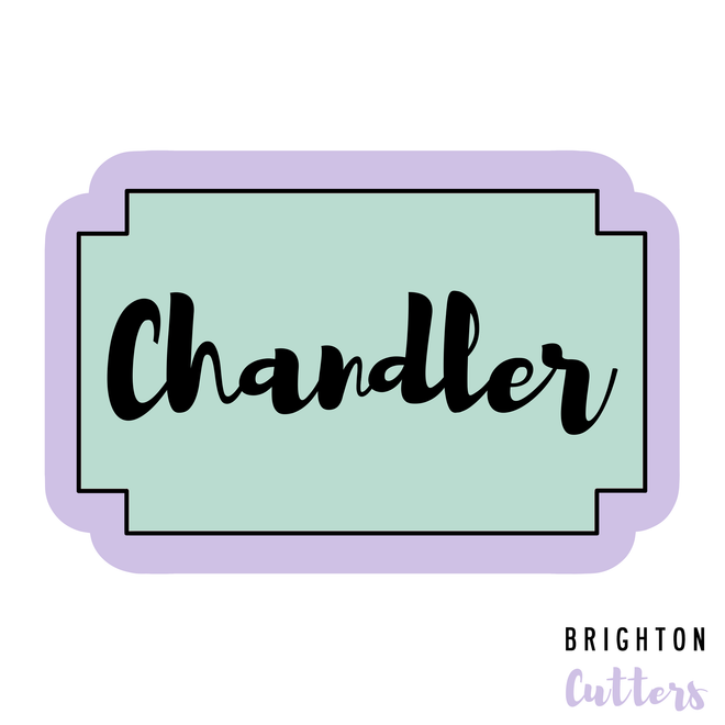 Chandler Plaque Cookie Cutter