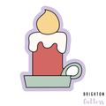 Christmas Candle Cookie Cutter