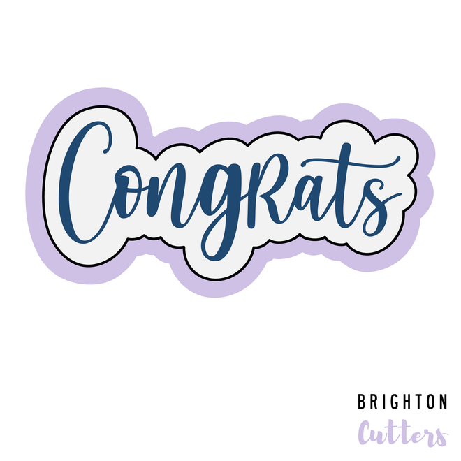 Congrats Cookie Cutter