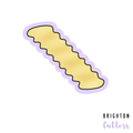 Crinkle Cut Fry Cookie Cutter