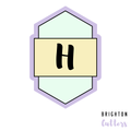 Elongated Hexagon Plaque Cookie Cutter