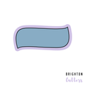 Elongated Wave Plaque Cookie Cutter