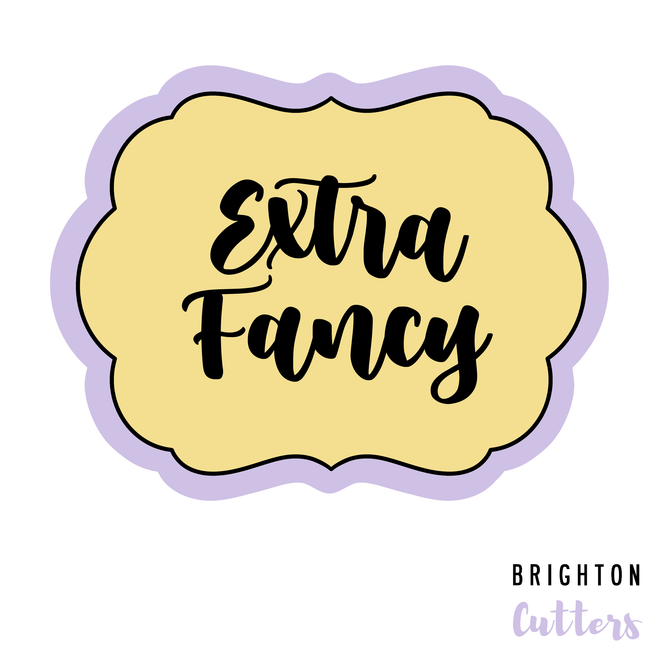 Extra Fancy Plaque Cookie Cutter