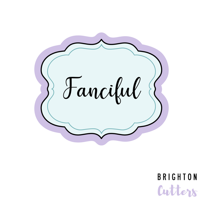 Fanciful Plaque Cookie Cutter