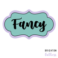 Fancy Plaque Cookie Cutter