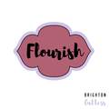 Flourish Plaque Cookie Cutter
