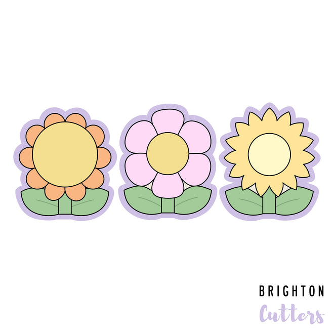 Flower Tops Cookie Cutters