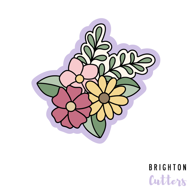 Floral Cluster Cookie Cutter