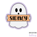 Cute Ghost Plaque Cookie Cutter