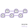 Tiny Halloween Multi-Cutter and Dough Poppers (Tic Tac Toe cutters)