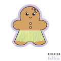 Gingerbread in Skirt Cookie Cutter