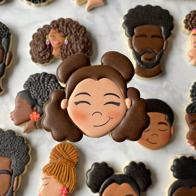 KCCC Girls Heads #3 Cookie Cutter