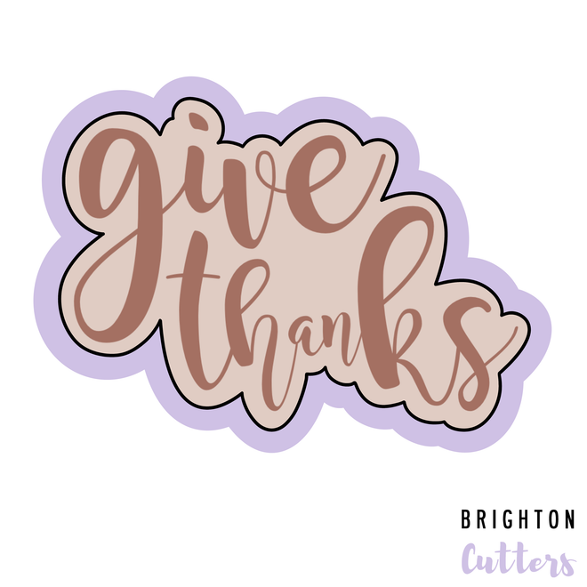 Give Thanks Cookie Cutter