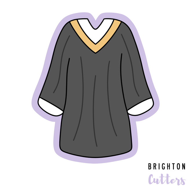 Graduation Gown Cookie Cutter