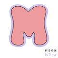 Groovy M Cookie Cutter