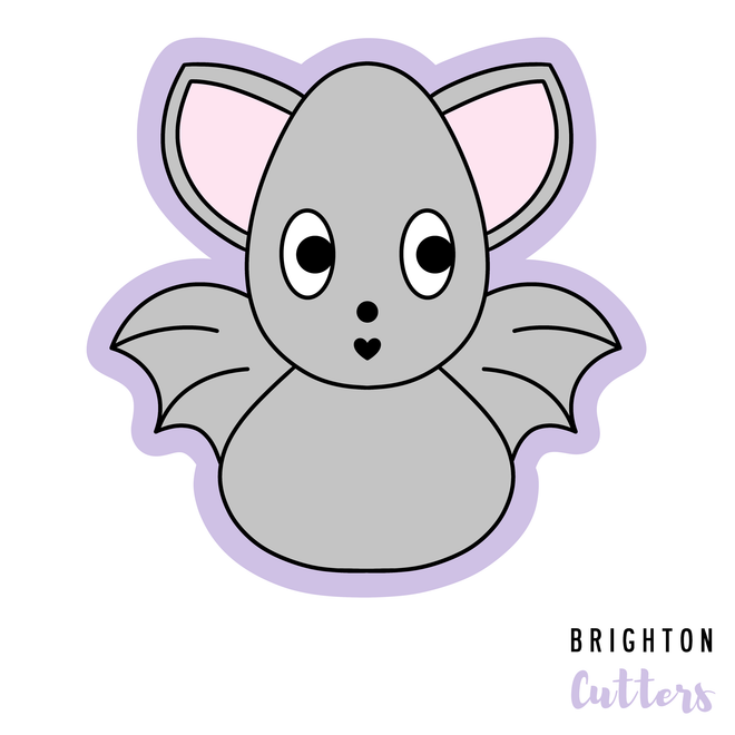 Happy Halloween Bat Cookie Cutter