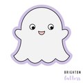 Happy Halloween Cute Ghost Cookie Cutter