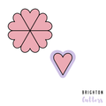 Heart Platter Cookie Cutter Set