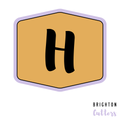 Hexagonal Plaque Cookie Cutter