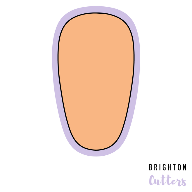 Irregular Oval Cookie Cutter