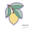 Lemon w/ 3 Leaves Cookie Cutter