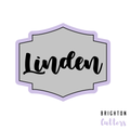 Linden Plaque Cookie Cutter