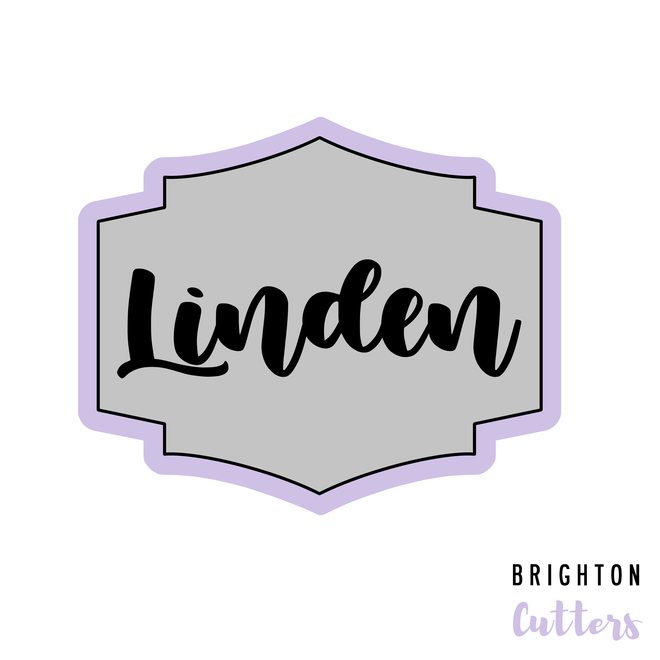 Linden Plaque Cookie Cutter